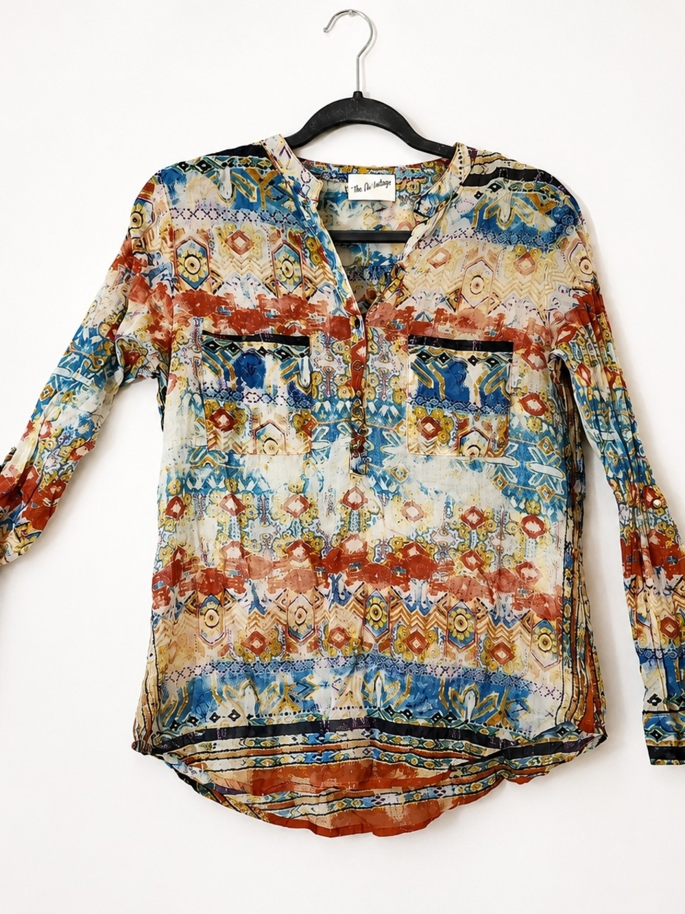 The Nu Vintage Boho 100% Cotton Blouse – Size M